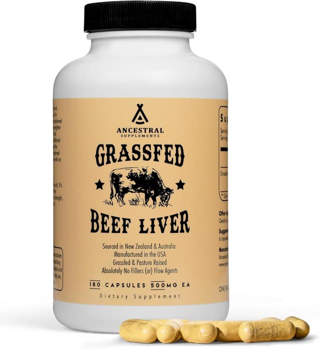 Ancestral Supplements Beef Liver bottle